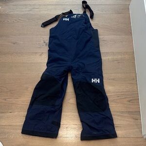 Helly Hansen Kids' Black and Navy Overalls size 6